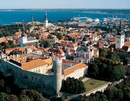 Aerial view of Toompea Castle by Toomas Volmer - Tallinn Toursim Bureau